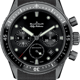 Blancpain Fifty Fathoms Bathyscaphe Chronographe Flyback Ceramic Grey NATO Men's Watch - 5200 0130 NABA