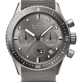 Blancpain Fifty Fathoms Bathyscaphe Chronographe Flyback Titanium Grey NATO Men's Watch - 5200 1210 NAGA