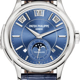 Patek Philippe Grand Complications Minute Repeater Tourbillon Perpetual Calendar White Gold Blue Dial - 5207G-001