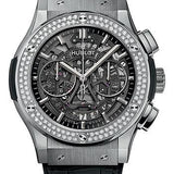 Hublot Classic Fusion Aerofusion Titanium Diamonds Watch - 45 mm - Sapphire Dial-525.NX.0170.LR.1104