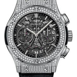 Hublot Classic Fusion Aerofusion Titanium Pave Watch - 45 mm - Sapphire Dial-525.NX.0170.LR.1704