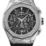 Hublot Classic Fusion Aerofusion Chronograph Orlinski Titanium Alternative Pave Watch - 45 mm - Sapphire Crystal Dial-525.NX.0170.RX.1804.ORL18