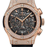 Hublot Classic Fusion Aerofusion King Gold Pave Watch - 45 mm - Sapphire Dial-525.OX.0180.LR.1704