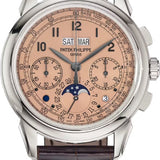 Patek Philippe Grand Complications Chronograph Perpetual Calendar Platinum "Salmon" Golden Opaline Dial - 5270P-001