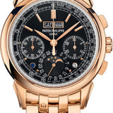 Patek Philippe Grand Complications 41 mm Chronograph Perpetual Calendar Rose Gold Black Dial - 5270/1R-001