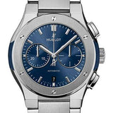 Hublot Classic Fusion Blue Chronograph Titanium Bracelet Watch - 42 mm - Blue Dial-540.NX.7170.NX