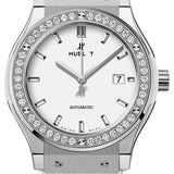 Hublot Classic Fusion Titanium White Diamonds Watch-542.NE.2010.LR.1204