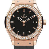 Hublot Classic Fusion Gold Diamonds Watch-542.PX.1180.RX.1104