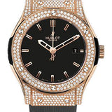 Hublot Classic Fusion Gold Pave Watch-542.PX.1180.RX.1704