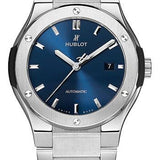 Hublot Classic Fusion Blue Titanium Bracelet Watch-548.NX.7170.NX