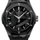 Hublot Classic Fusion Orlinski Black Magic Watch - 40 mm - Black Ceramic Dial - Black Smooth Rubber Strap-550.CS.1800.RX.ORL21