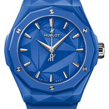 Hublot Classic Fusion Orlinski Blue Ceramic Watch - 40 mm - Blue Ceramic Dial - Blue Smooth Rubber Strap-550.ES.5100.RX.ORL21