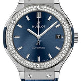 Hublot Classic Fusion Blue Titanium Watch-565.NX.7170.LR.1104