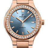 Hublot Classic Fusion King Gold Light Blue Watch-568.OX.891L.OX.1204