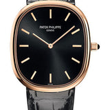 Patek Philippe Golden Ellipse - Rose Gold - Ebony Black Sunburst Dial - 5738R-001