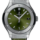 Hublot Classic Fusion Green Titanium Watch-581.NX.8970.LR