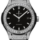 Hublot Classic Fusion Titanium Pave Watch-582.NX.1170.RX.1704