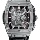 Hublot Spirit Of Big Bang Titanium Diamonds Watch - 45 mm - Sapphire Dial-601.NX.0173.LR.1104