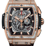 Hublot Spirit Of Big Bang King Gold Jewellery Watch - 45 mm - Sapphire Dial-601.OX.0183.LR.0904