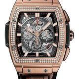 Hublot Spirit Of Big Bang King Gold Diamonds Watch - 45 mm - Sapphire Dial-601.OX.0183.LR.1104