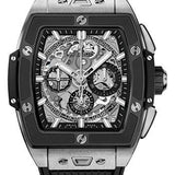 Hublot Spirit of Big Bang Titanium Ceramic Watch - 42 mm - Sapphire Dial - Black Rubber Strap-642.NM.0170.RX