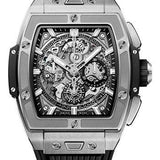 Hublot Spirit of Big Bang Titanium Watch - 42 mm - Sapphire Dial - Black Rubber Strap-642.NX.0170.RX