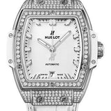 Hublot Spirit Of Big Bang Titanium White Pave Watch - 39 mm - White Dial-665.NE.2010.LR.1604