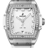 Hublot Spirit Of Big Bang Titanium White Diamonds Watch - 39 mm - White Dial-665.NE.2010.RW.1204