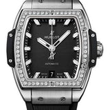 Hublot Spirit Of Big Bang Titanium Diamonds Watch - 39 mm - Black Dial-665.NX.1170.RX.1204