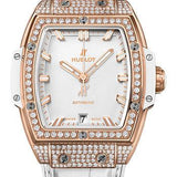 Hublot Spirit Of Big Bang King Gold White Pave Watch - 39 mm - White Dial-665.OE.2080.LR.1604