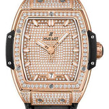 Hublot Spirit Of Big Bang King Gold Full Pave Watch - 39 mm - 18K King Gold Dial-665.OX.9010.LR.1604