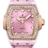 Hublot Spirit Of Big Bang Pink Ceramic King Gold Diamonds Watch - 39 mm - Pink Dial-665.RO.891P.LR.1204