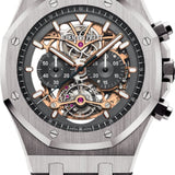 Audemars Piguet Royal Oak 44mm Tourbillon Chronograph Openworked Titanium - 26347TI.OO.1205TI.01