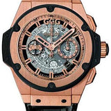 Hublot King Power Unico Gennady Gennadyevich Golovkin Watch - 48 mm King Gold Case - Black Rubber and Alligator Strap Limited Edition of 25-701.OX.0181.LR.GGO17