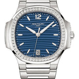 Patek Philippe Nautilus Ladies Automatic - 35.2 mm - Steel - Blue Opaline Dial - 7118/1200A-001