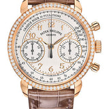 Patek Philippe Complications Chronograph - Rose Gold - Silvery Opaline Dial - 7150/250R-001