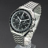 Omega Speedmaster Professional Moonwatch 310.30.42.50.01.001 42MM Steel Black Dial Full Set WARRANTY