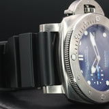 Panerai Submersible 1950 3 Days PAM00692 47MM Steel Blue Dial WARRANTY