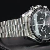 Omega Speedmaster Professional Moonwatch 310.30.42.50.01.001 42MM Steel Black Dial Full Set WARRANTY