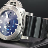 Panerai Submersible 1950 3 Days PAM00692 47MM Steel Blue Dial WARRANTY
