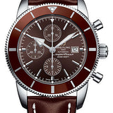 Breitling Superocean Heritage II Chronograph 46 Watch - Steel Case - Copperhead Bronze Dial - Brown Leather Strap - A1331233/Q616/444X/A20D.1