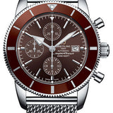 Breitling Superocean Heritage Chronograph 46 Watch - Steel - Copperhead Bronze Dial - Steel Bracelet - A13312331Q1A1