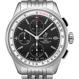 Breitling Premier Chronograph Watch - 42mm Steel Case - Black Dial - Steel Bracelet - A13315351B1A1