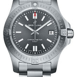 Breitling Chronomat Colt Automatic 41 Watch - Steel Case - Tempest Gray Dial - Steel Pilot Bracelet - A17313101F1A1