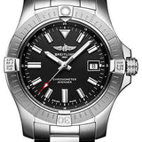 Breitling Avenger Automatic 43 Watch - Stainless Steel - Black Dial - Metal Bracelet - A17318101B1A1