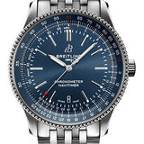 Breitling Navitimer Automatic 41 Watch - Stainless Steel - Blue Dial - Metal Bracelet - A17326161C1A1