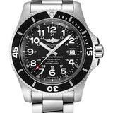 Breitling Superocean II 44 Watch - Steel - Volcano Black Dial - Steel Bracelet - A17392D71B1A1