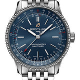 Breitling Navitimer Automatic 35 Watch - Stainless Steel - Blue Dial - Metal Bracelet - A17395161C1A1