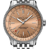 Breitling Navitimer Automatic 35 Watch - Stainless Steel - Copper Dial - Metal Bracelet - A17395201K1A1