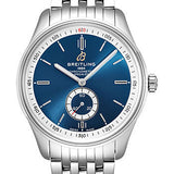 Breitling Premier Automatic Watch - 40mm Steel Case - Blue Dial - Steel Bracelet - A37340351C1A1